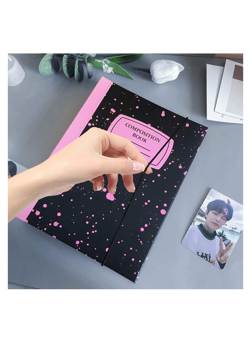 سيوسي A5 KPOP Photocard Binder 240 جيوب KPOP Photocard حامل كتاب 30 الأكمام Photocard جمع الكتاب حماة بطاقة إعادة الملء 6 حلقة بطاقة الصورة الموثق ألبوم الصور لصور الكاميرا الصغيرة - Image 4