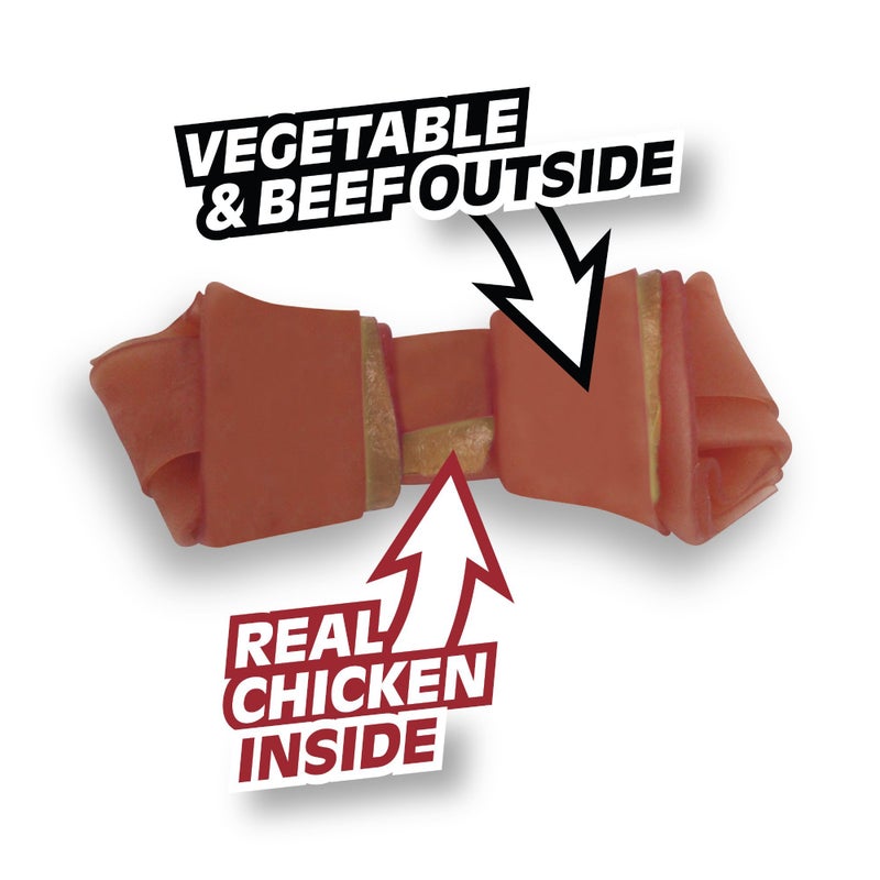 SmartBones Large Chews With Real Beef, Rawhide-Free Chews For Dogs, 3 Count - Image 3