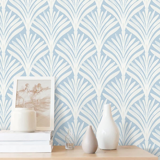 173X197 BLUE PEEL AND STICK WALLPAPER SELF ADHESIVE REMOVABLE WALL PAPER FOR BEDROOMBATHROOM MODERN GEOMETRIC CONTACT PAPER FOR CABINETS VINYL ROLLS