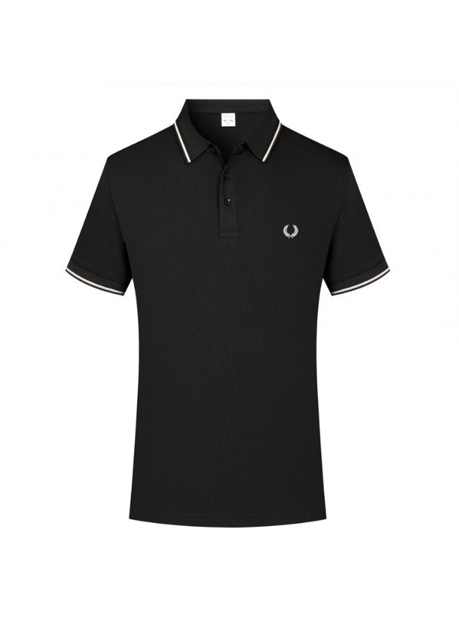 FRED PERRY Slim-fit Polo Shirt Breathable Beaded Cotton Contrast Collar Short Sleeve Joker for Men and Women. - Image 4