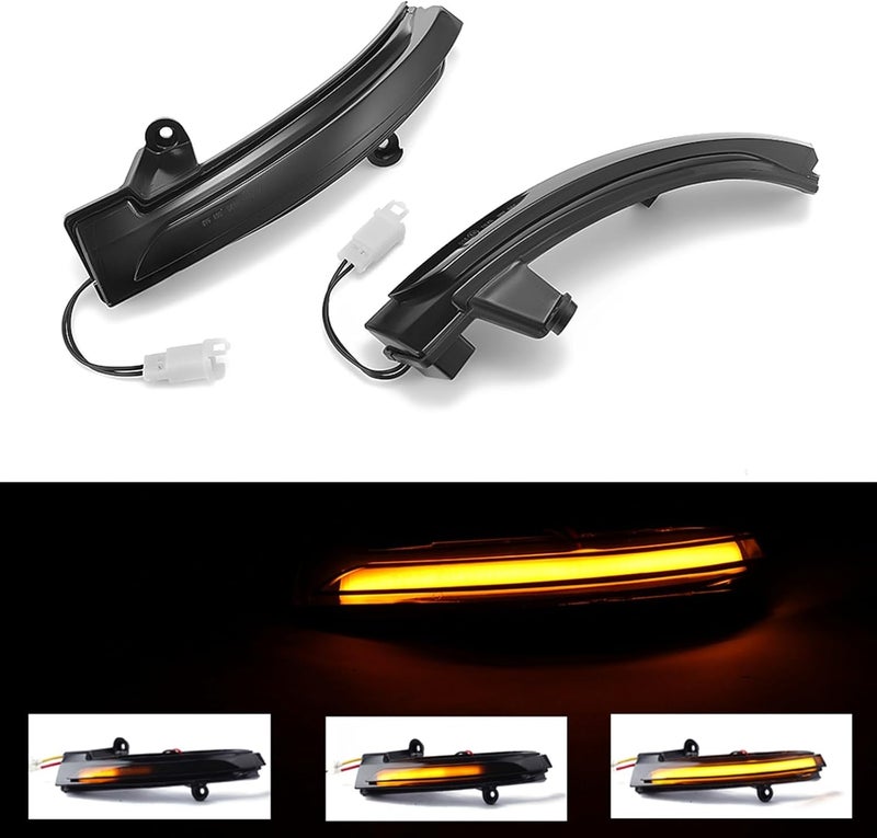 QASULER Side Mirror Turn Signal Light for Renault - Image 3