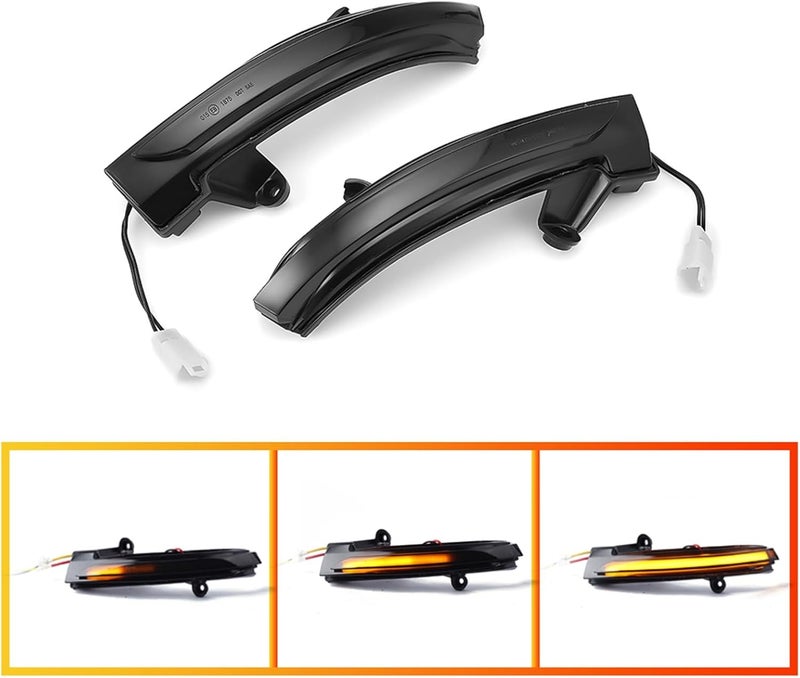 QASULER Side Mirror Turn Signal Light for Renault - Image 4