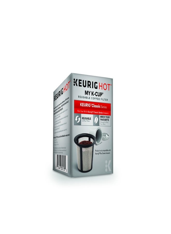Keurig My K-Cup Universal Reusable K-Cup Pod Coffee Filter, Compatible with Keurig Classic/1.0 K-Cup Pod Coffee Makers, 1 Count, White - Image 1