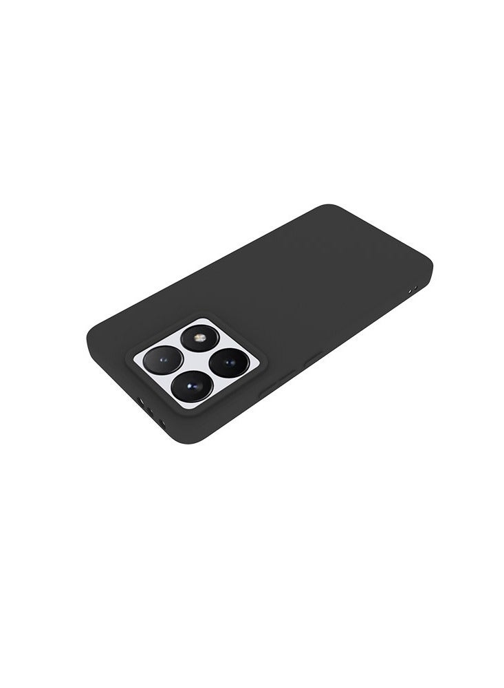 يوارب كينج غطاء حماية من السيليكون السائل الناعم المضاد للخدش لهاتف Xiaomi 14T 5G أسود - Image 4