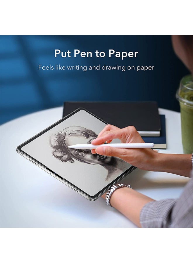 IPad Type Paper Film Flat Anti-blue Light 10.9 Frosted 12.9 Explosion-proof Air5 Protective Film Mini6 Film Suitable-Color:Three-piece  With Packaging Accessories-Dimensions:IPad Pro12.9 Inch - Image 2