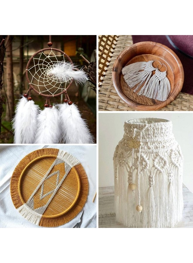 G2PLUS White String, Cotton Bakers Twine, 328 Feet 2MM Natural White Cotton String for Crafts, Gift Wrapping Twine, Home Decor, Gift Packaging - Image 5