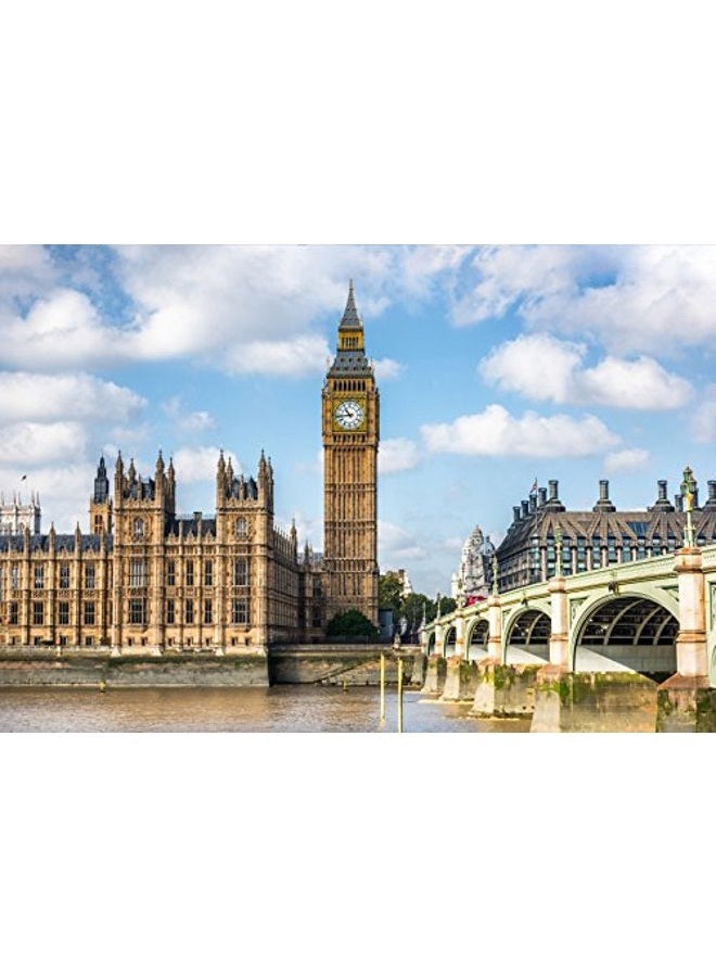 Leyiyi 8x6ft Photography Background Big Ben Backdrop England Parliament House Westminster Bridge London Travel Landmark European Wedding Sky Cloud River Photo Portrait Vinyl Studio Video Prop - Image 4
