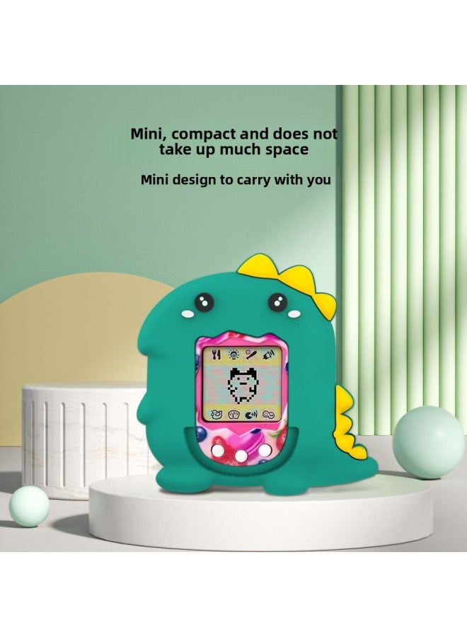 general Suitable For Tuo Ma Ge Zi Tamagotchi Original Yuan Zu Machine Electronic Game Machine Silicone Protective Cover-Product Color:C1501 Shark - Image 5