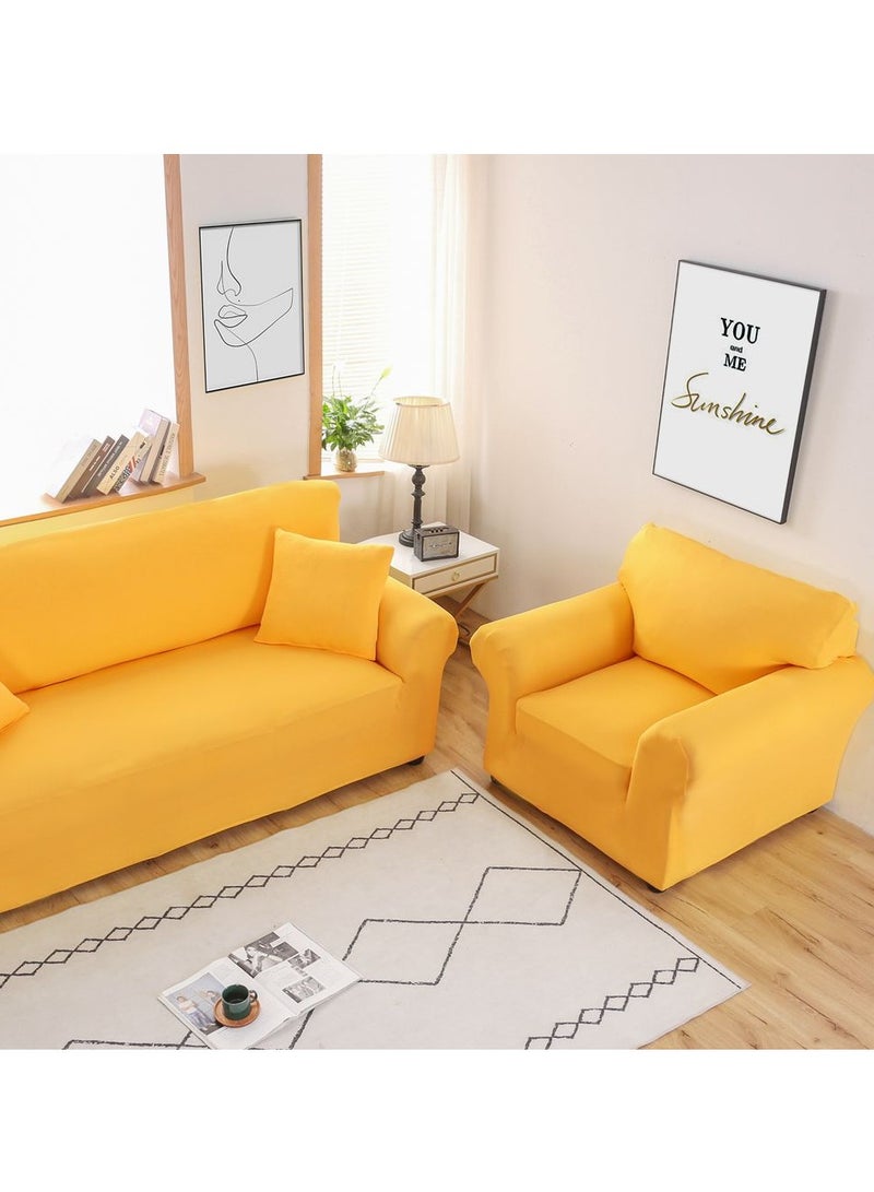 Sharpdo Sofa Slipcover for 80-100cm Height/Width - Gap-Friendly Design, Decorative & Dustproof Stretch Fabric - Image 1