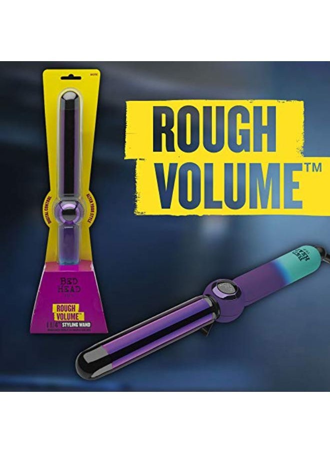 BED HEAD - Rough Volume Clamp Free Digital Curling Wand, 1-1/4" Inch - Image 1