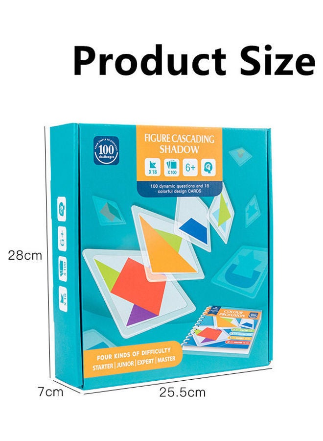 NIBEMINENT Shadow Cascading Logical Thinking Board Game 28x25.5x7cm - Image 5