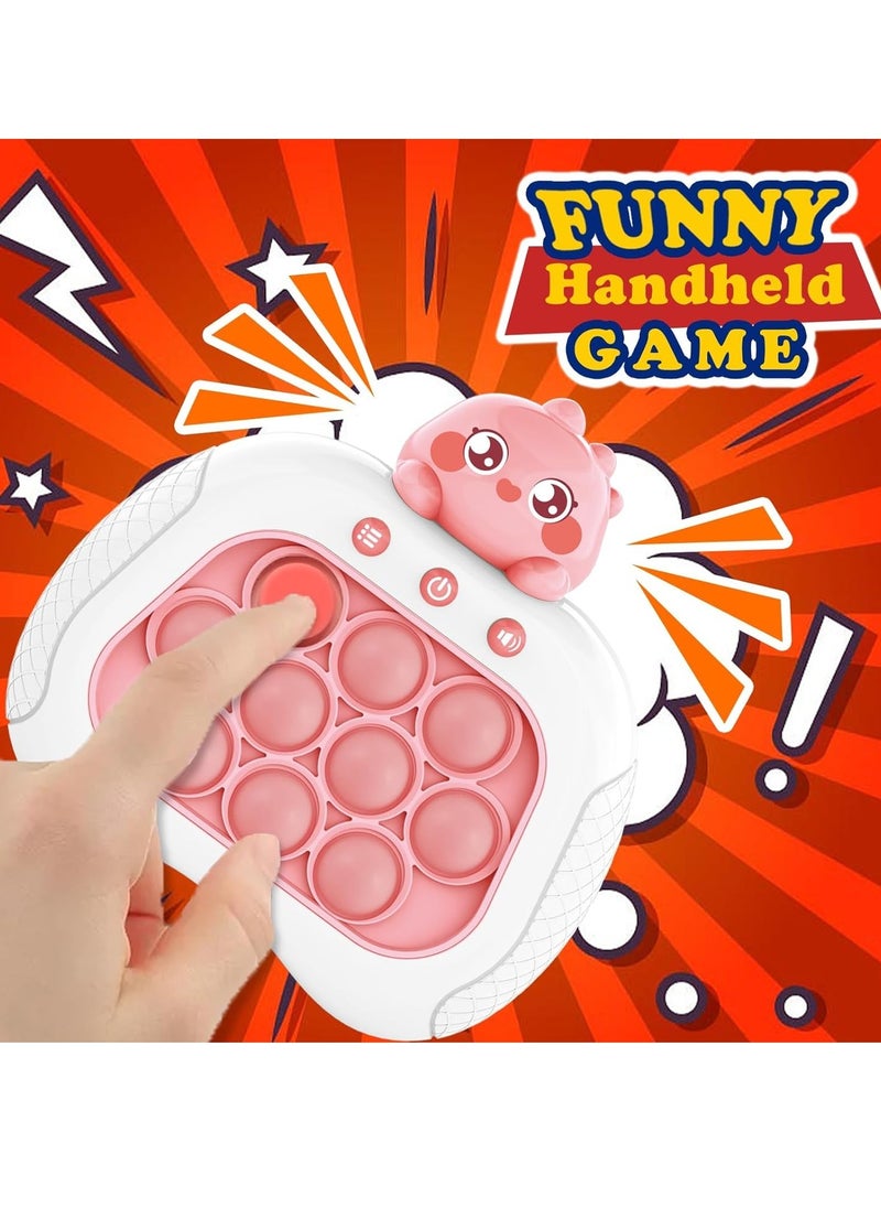 Gonice DInosaur Fast Push Game, Pop Bubble Fidget Toy Quick Push Light Up Popping Game Toys  - Image 2