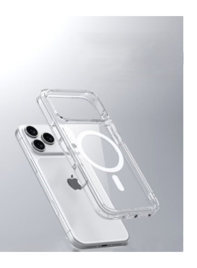 RTZ Case Cover for iPhone 17 Pro Max 6.9inch, Compatible with MagSafe, Scratch-Resistant Back, Anti-Scratch Clear Back Magnetic Phone Cover - Image 2