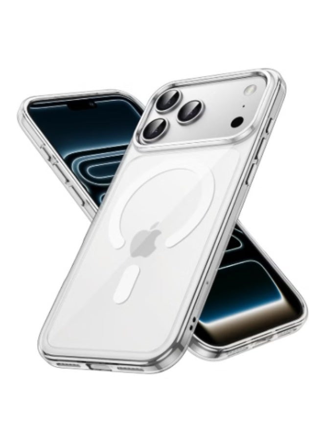 RTZ Case Cover for iPhone 17 Pro Max 6.9inch, Compatible with MagSafe, Scratch-Resistant Back, Anti-Scratch Clear Back Magnetic Phone Cover - Image 1