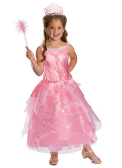 Party Centre Wicked Glinda Pink Dress Deluxe Costume for Toddler  - Image 1