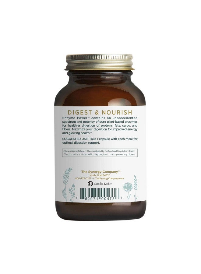 Pure Synergy Enzyme Power ; 90 Capsules ; Nongmo ; 15+ Plantbased Enzymes For Digestion Including Bromelain Lipase And Amylase - Image 4