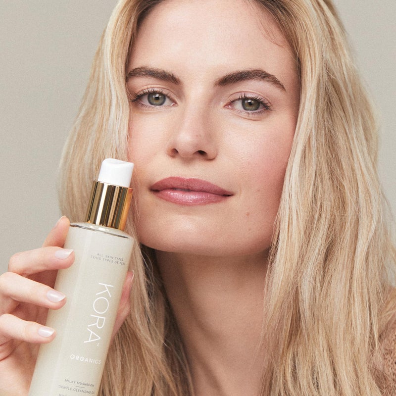 KORA Organics Milky Mushroom Oil Cleanser, Cleanse & Nourish, Certified Organic, Cruelty Free, 5.07 oz - Image 3
