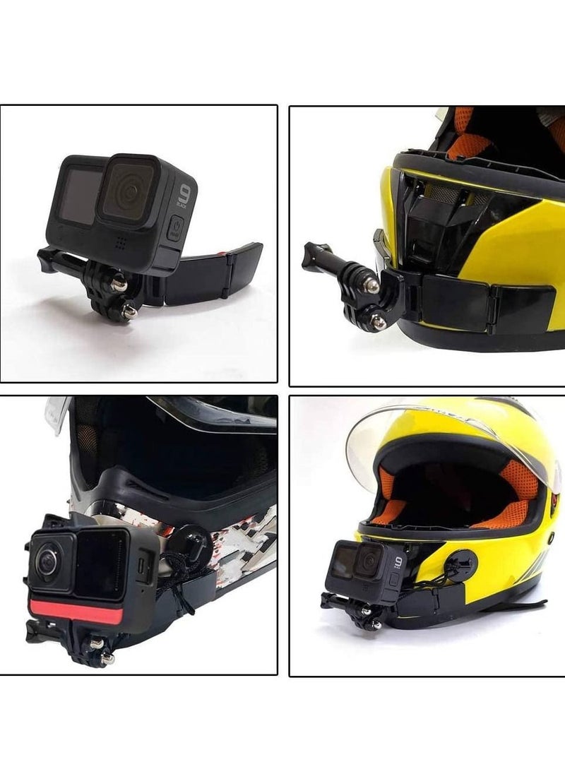 KASTWAVE Motorcycle Helmet Chin Mount Kit for GoPro Hero 10, 9, 8, 7, 6, 5, 4, Session, 3+, 3, 2, 1, Hero (2018), DJI Osmo Action, AKASO, SJCAM, Xiaomi Yi Action Cameras  - Image 3