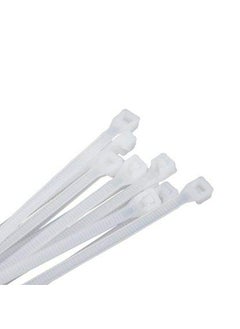 Immech Immech 12 Inch 300mm L X 36mm W MultiPurpose Cable Tie UV resistant Nylon Zip Wire Organizer Self Locking Tie Color White Pack of 200Pcs  - Image 3
