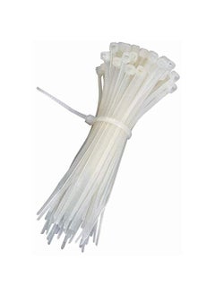 Immech Immech 12 Inch 300mm L X 36mm W MultiPurpose Cable Tie UV resistant Nylon Zip Wire Organizer Self Locking Tie Color White Pack of 200Pcs  - Image 2