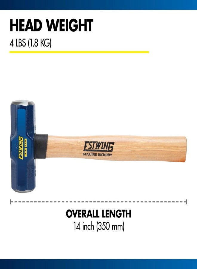 Estwing Engineer Hammer, 4 lb Head, 14" Hickory Wood Handle, #62313 - Image 3