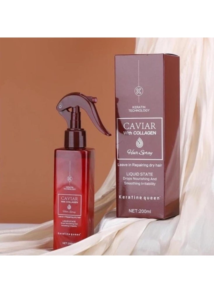 كافيار سبراي مرطب لفك تشابك الشعر للشعر المجعد والمموج 200ملي - Image 4