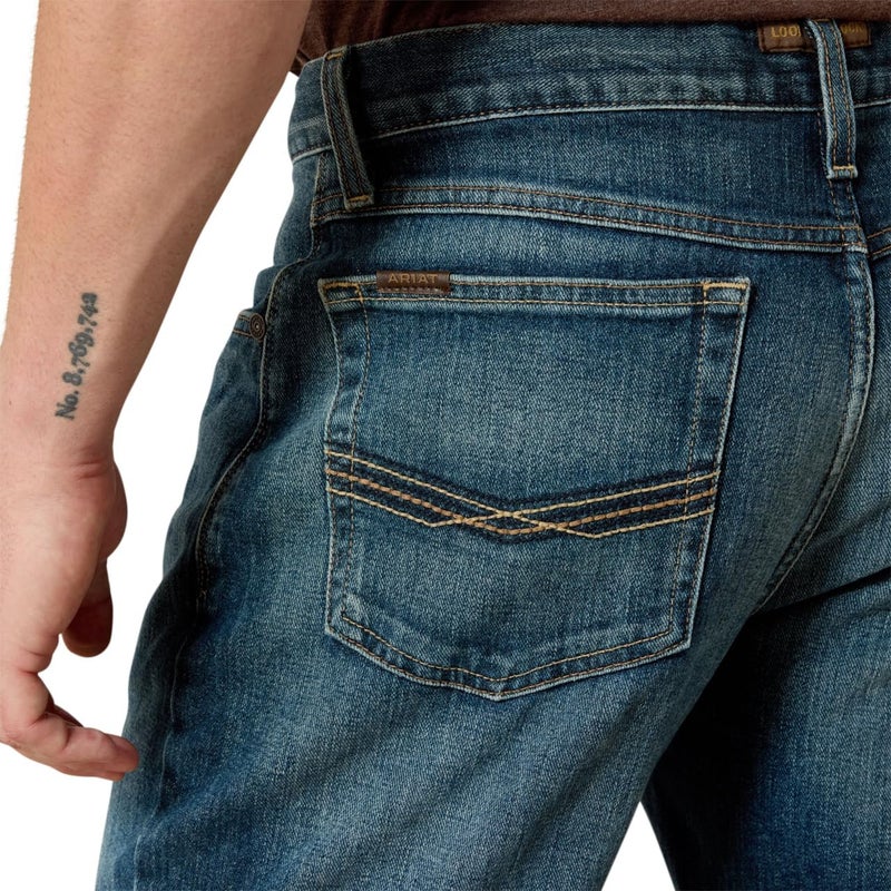 ARIAT Men's M4 Low Rise Stretch Legacy Boot Cut Jean, Kilroy, 30W x 30L - Image 5