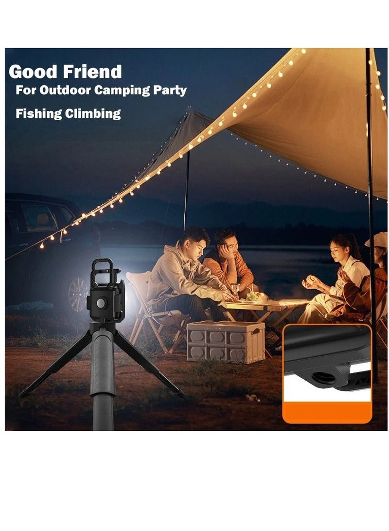 Mini Flashlight, 800Lumens COB Bright Rechargeable Keychain Flashlights, 4 Light Modes Portable Pocket Light with Folding Bracket Bottle Opener and Magnet Base for Camping Fishing Walking (PACK OF THR - Image 5