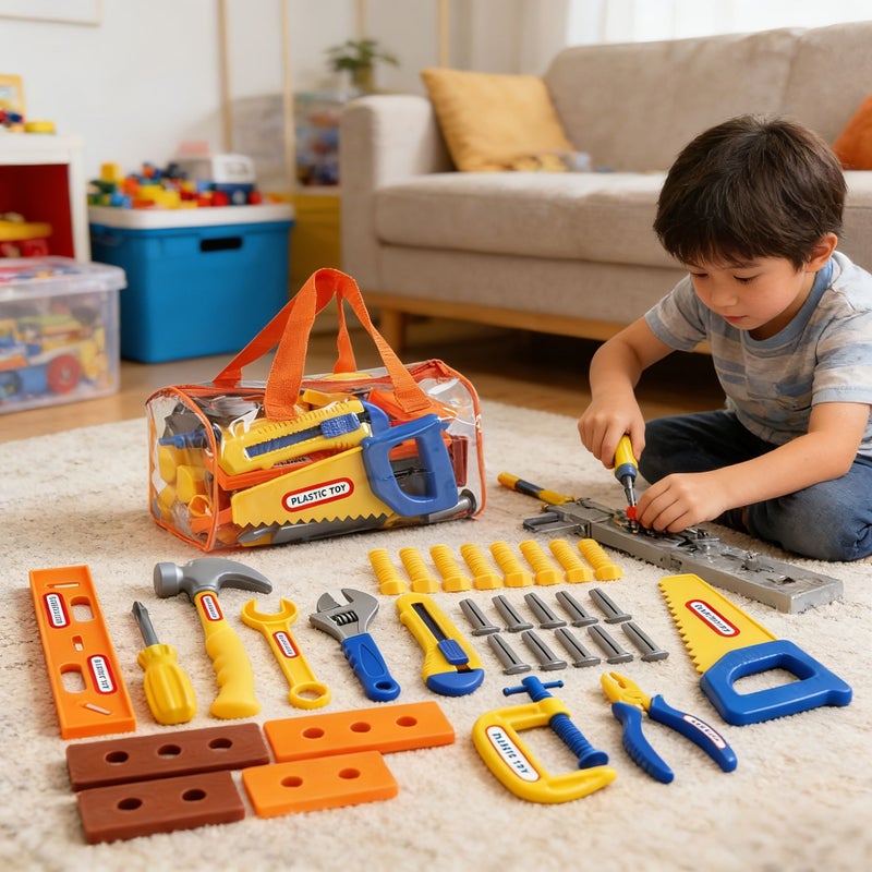 Model 00240 Kids Role Play Toy Set Safe Plastic With Storage Bag - Image 4