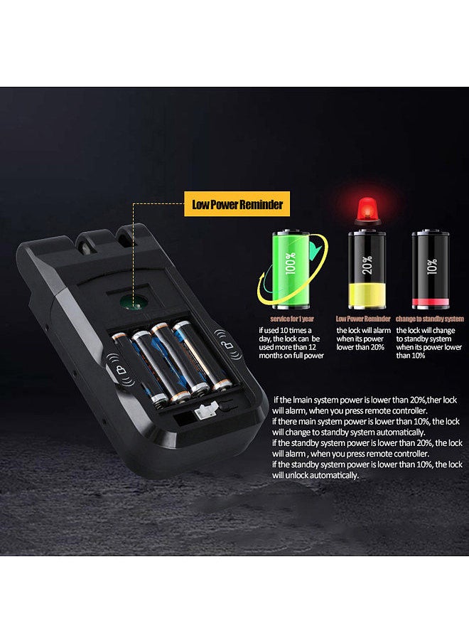 WAFU - WAFU Smart Lock Electronic Keyless Door Lock Wireless Invisible Keyless Electronic Lock Remote Control Touch Locked Unlock - Image 1