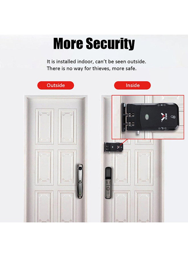 WAFU - WAFU Smart Lock Electronic Keyless Door Lock Wireless Invisible Keyless Electronic Lock Remote Control Touch Locked Unlock - Image 1