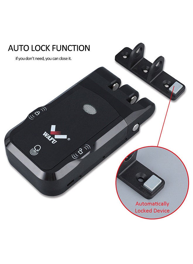 WAFU - WAFU Smart Lock Electronic Keyless Door Lock Wireless Invisible Keyless Electronic Lock Remote Control Touch Locked Unlock - Image 1