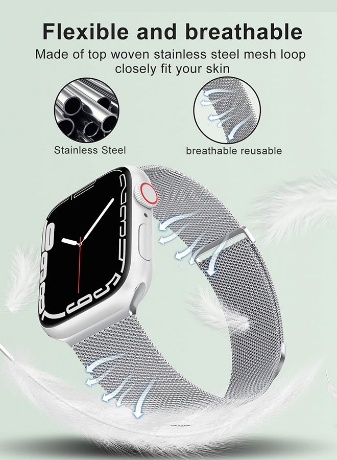 Metal stainless steel watchband suitable for Apple iWatch Series 11/10 42mm/44mm, Apple Watch Ultra 3/2/1, - Image 2