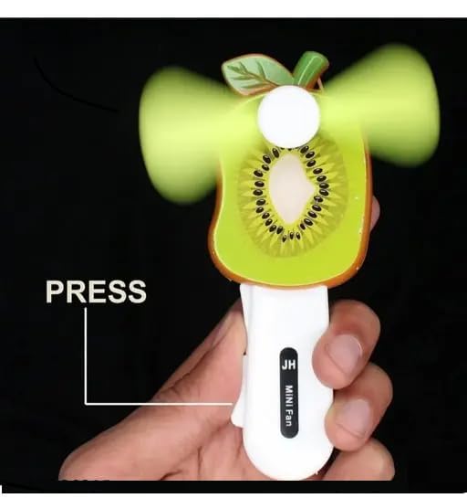 3Slide Mini Projector Torch for Kids 24 Patterns Friendzy Manual Hand Press Fruit Fan for Kids Combo - Image 4