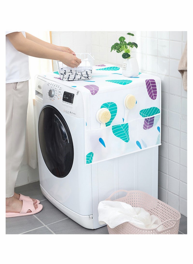 3pcs Waterproof Washer Dryer Covers with 6 Storage Pockets Perfect for Kitchen and Bathroom Home Decor 21x51 Inches - Image 5