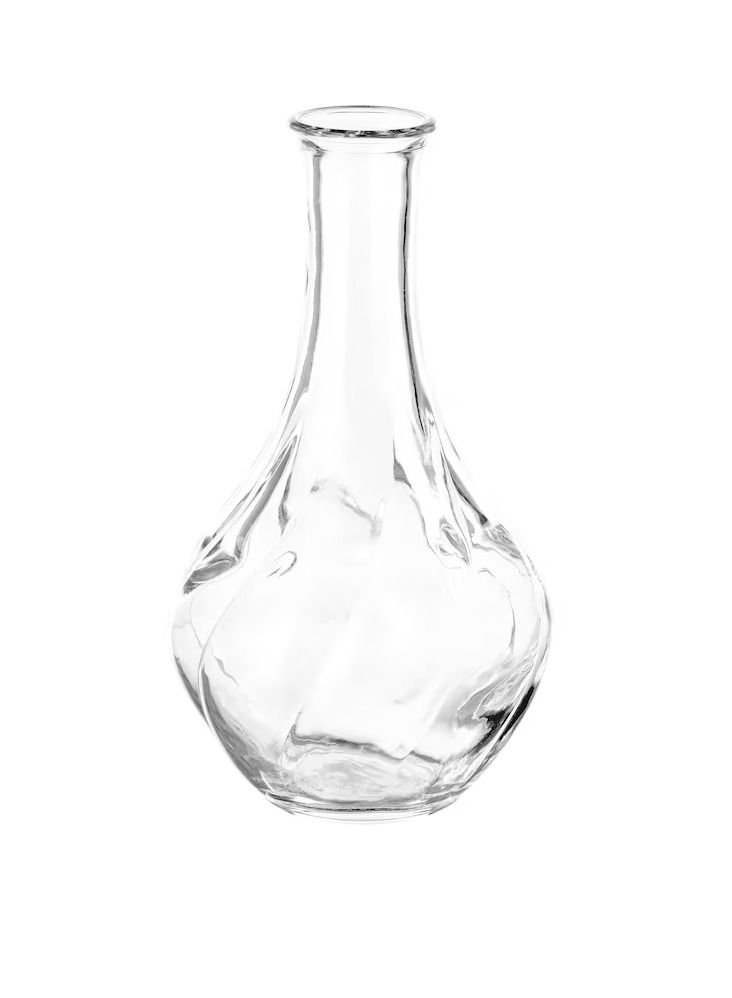 Vase Clear Glass 17 cm - Image 1