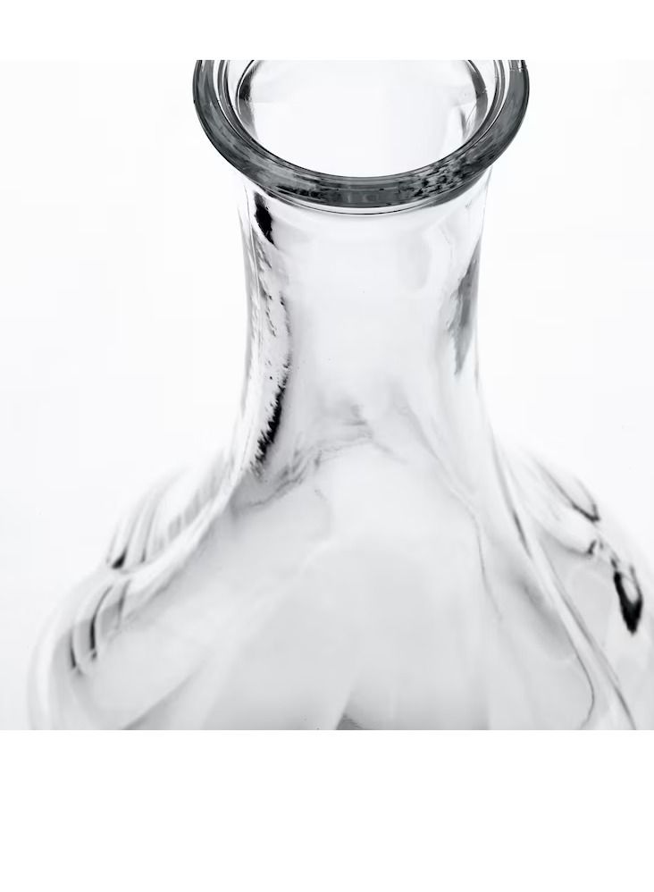 Vase Clear Glass 17 cm - Image 3