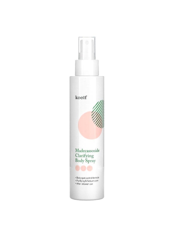 Koelf, Madecassoside Clarifying Body Spray, 5.07 fl oz (150 ml) - Image 1