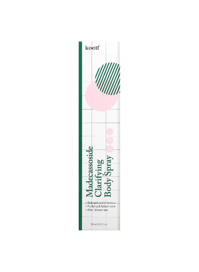 Koelf, Madecassoside Clarifying Body Spray, 5.07 fl oz (150 ml) - Image 2