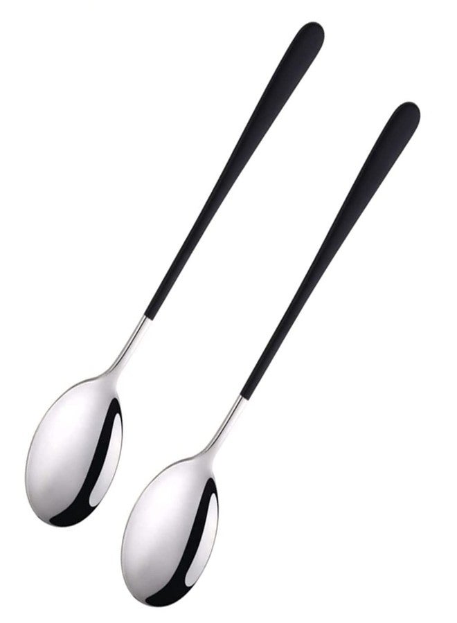HomeAra Stainless Steel Soup Spoon Set - Elegant Cutlery Set for Soup, Dinner, and Kitchen - Premium Flatware Tableware for Home Dining - Image 1