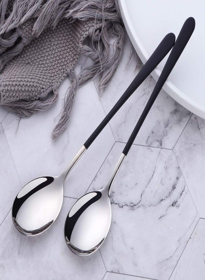 HomeAra Stainless Steel Soup Spoon Set - Elegant Cutlery Set for Soup, Dinner, and Kitchen - Premium Flatware Tableware for Home Dining - Image 4