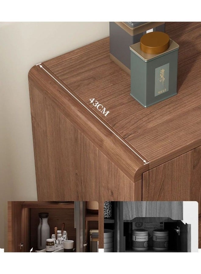 NKX Modern Wooden Storage Kitchen Cabinet with Shelves for Living Room & Kitchen  - Image 5
