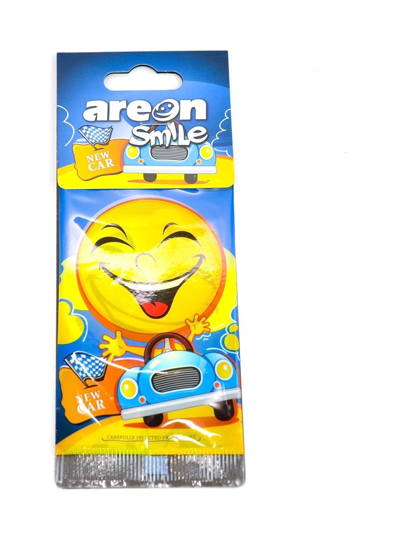 Areon Dry Smile Car Hanging Fragrance, New Car - Image 1