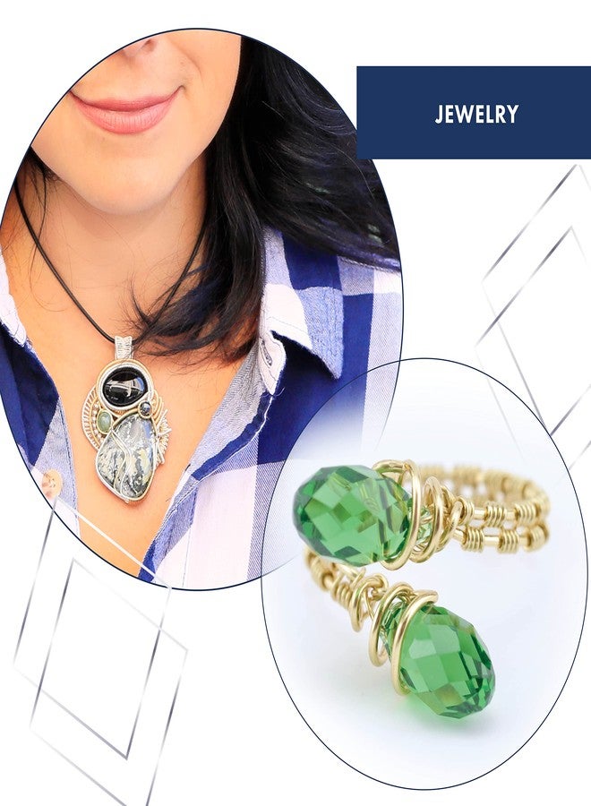 بيدالون سلك تغليف على الطراز الألماني من بيدالون، دائري، لون ذهبي، مقاس 24، طول 12 متر / 39.4 قدم - Image 5