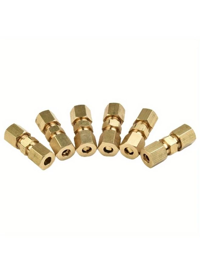 10 Pcs 3/16 Inch 4.76mm Brass Brake Line Connectors No Flare Fittings Easy Install For Quick Repairs - Image 5