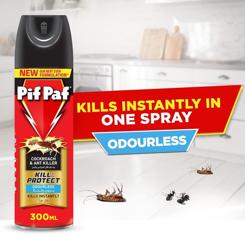 Pif Paf Cockroach & Ant Killer Spray - 300 ml - Image 3