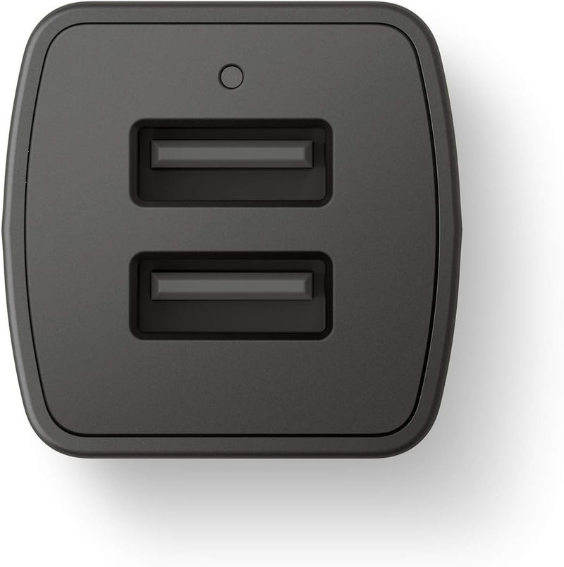 Go-To GoTo Dual USB Car Charger Dual Port Fast USB A for iPhone 13 12 11 Pro max XR Xs SE iPad Galaxy S21 S20 S10 Plus Ultra Note 20 Pixel 6 5 4 USBA  USBA Devices Black - Image 2