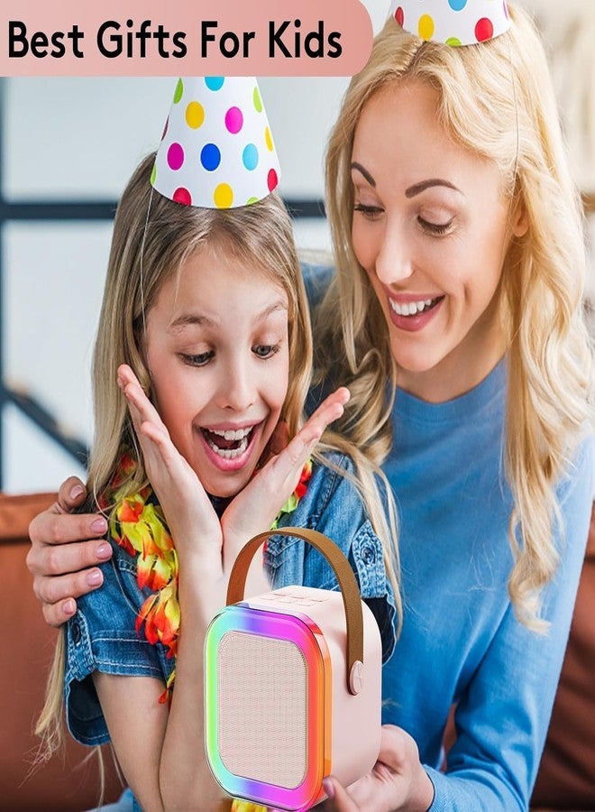 AAOVEFOX Best Mini Portable Karoke Speaker with Bluetooth and Wireless Microphone, Dynamic Lights Develope Your Singing Skill Use Home Party for Kids,Adults Best Birthday Gift - Image 4