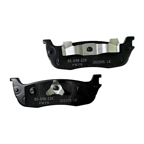 IBESTWOLF 4PCS Rear Ceramic Brake Pads Replacement for 1997-2002 Ford Expedition 1999-2003 F-150 1997-1999 F-250 for 2003-2011 Lincoln Town Car 1998-2002 Navigator 2002 Blackwood - Image 3