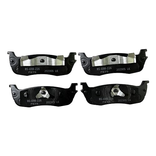 IBESTWOLF 4PCS Rear Ceramic Brake Pads Replacement for 1997-2002 Ford Expedition 1999-2003 F-150 1997-1999 F-250 for 2003-2011 Lincoln Town Car 1998-2002 Navigator 2002 Blackwood - Image 1
